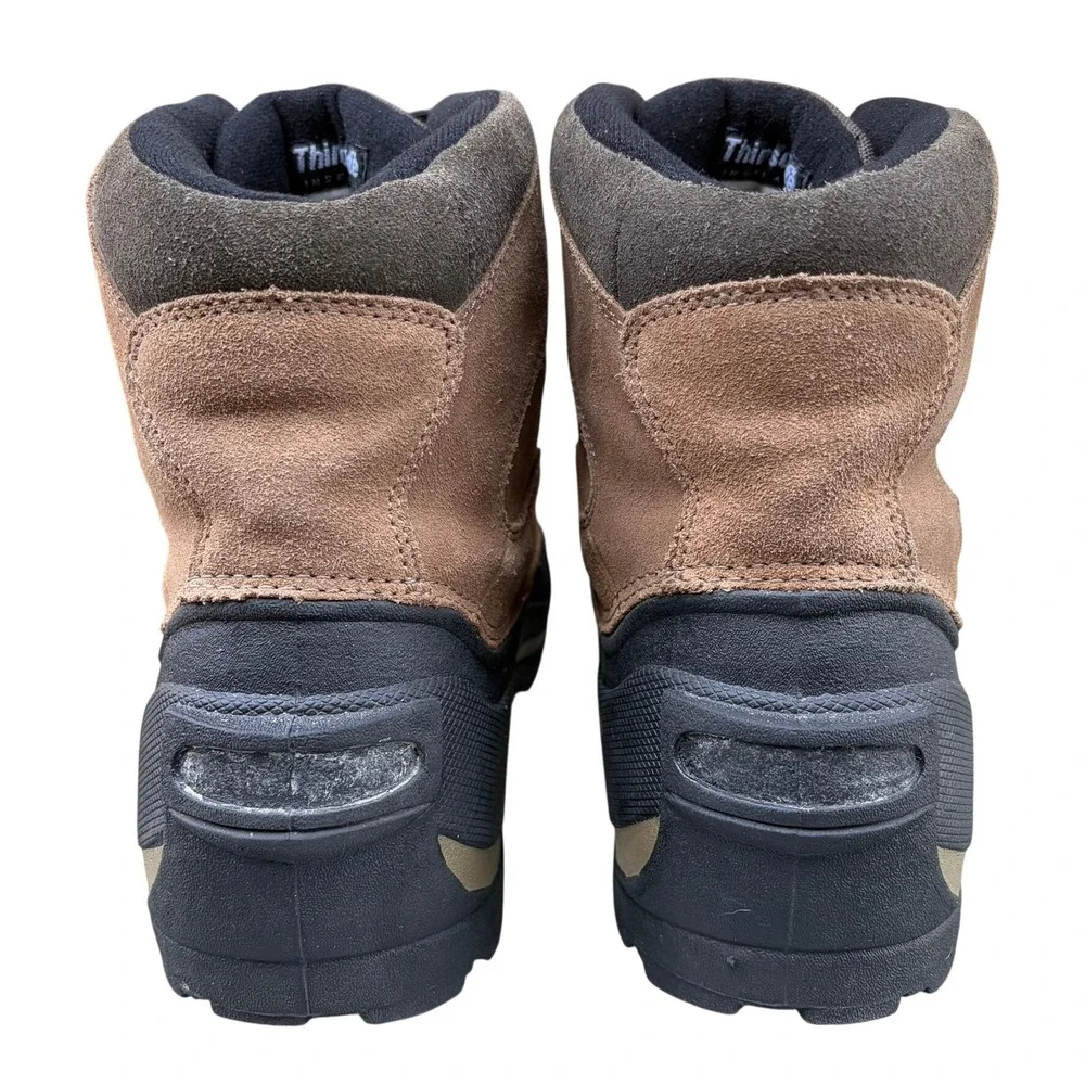 Sorel Mens Cold Mountain Winter Snow Boots Size 14 Brown NM1207-251 Suede Rubber